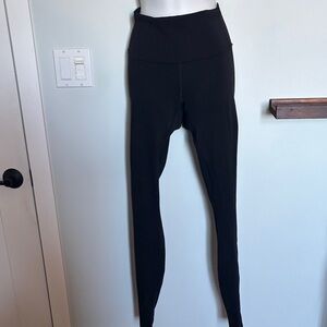 Lululemon Wunder Under High-Waisted Black Leggings, luxtreme, 31”